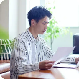 パパが興味津々